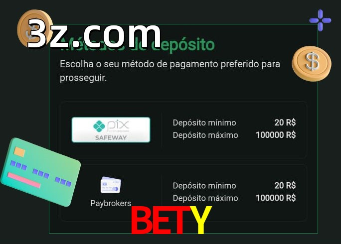 O cassino BETYbet oferece uma grande variedade de métodos de pagamento