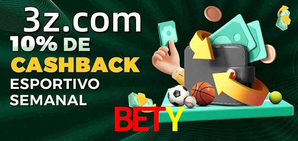 10% de bônus de cashback na BETY